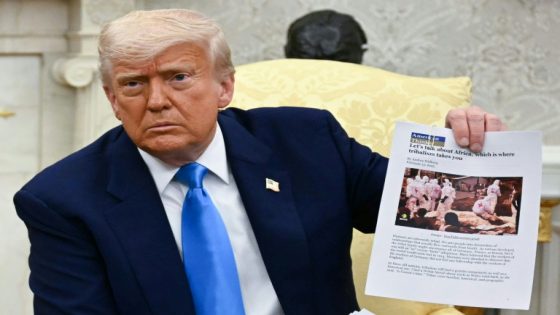 Trump Displays DRC Visual As Proof Of South African 'Genocide' - Barron's