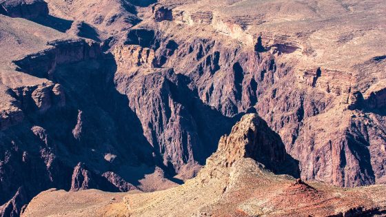 View Into The Grand Canyon From The West Rim
