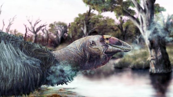 Genyornis newtoni skull. Credit: J Blokland, Flinders University