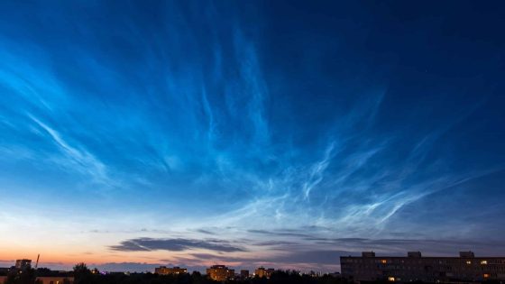 They Appear Only A Few Weeks A Year The Ghostly Clouds Are Back In The Sky