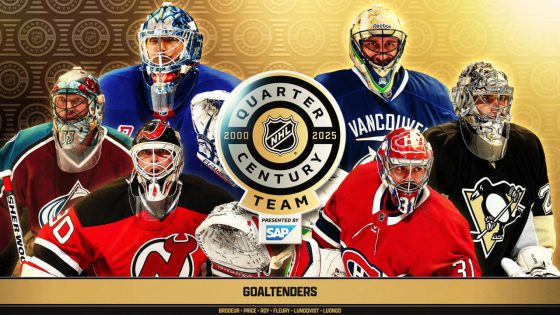 NHL Quarter-Century Team: Brodeur, Fleury lead goalies voted on by fans