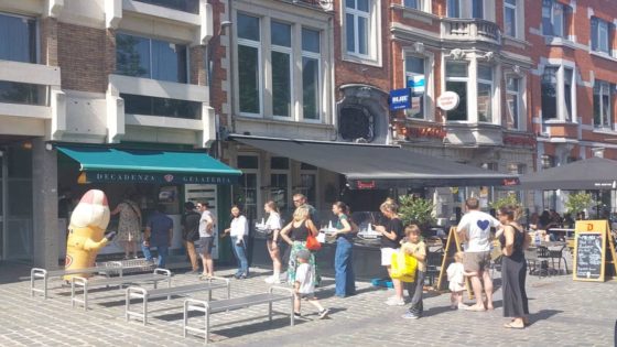 Valsmunsters slaan toe bij ijsjeszaak Decadenza in Leuven