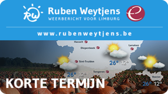 Vanavond nog lang terrasjesweer. Vrijdag opnieuw zomers en het blijft droog.
