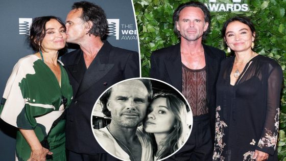 'White Lotus' star Walton Goggins' wife breaks silence on Aimee Lou Wood romance rumors