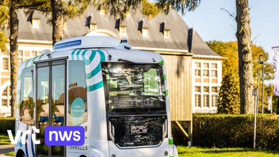 Zelfrijdende shuttles op Terhills in Maasmechelen rijden tijdelijk met chauffeur