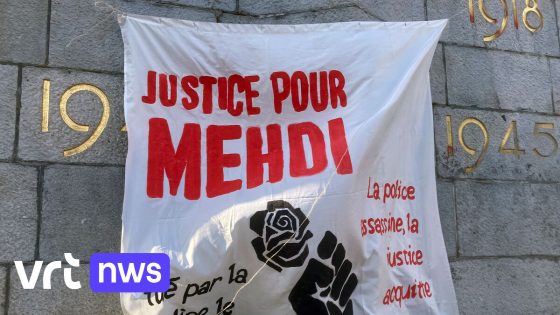250-tal mensen protesteren in Brussel tegen definitieve buitenvervolgingstelling van agenten die Mehdi Bouda (17) doodreden