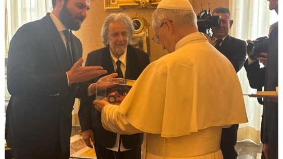 Al Pacino Meets With Pope Leo XIV at Vatican