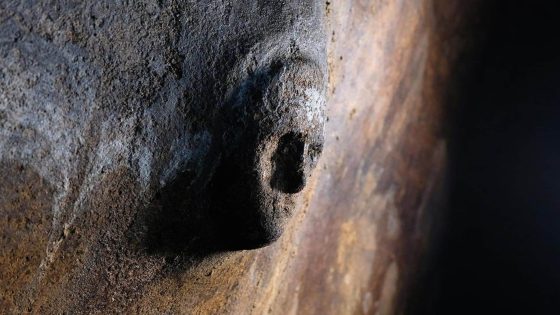 The Mask Found In The Ancient City Of Ptolemais