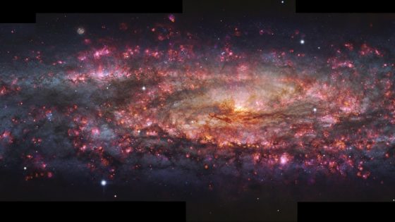 Astronomers create dazzling map of nearby galaxy in thousands of colors