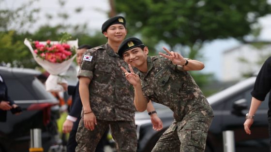 BTS' RM and V Discharged Following South Korean Military Service