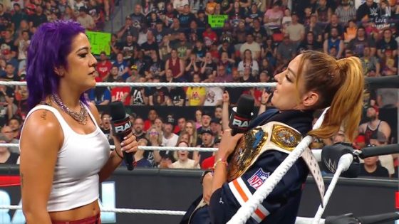 WWE didn’t waste any time getting to this Bayley vs. Becky Lynch title match