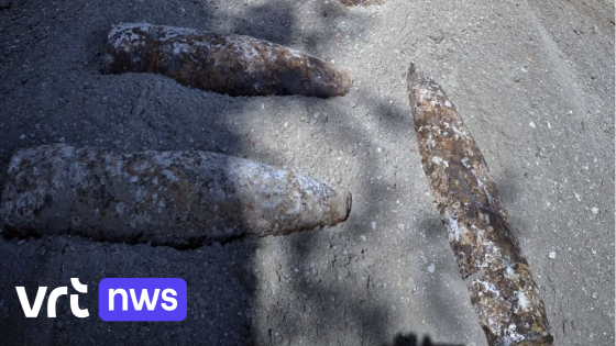 Recyclingbedrijf in Grobbendonk vindt 4 obussen in betonblok: 2 tot ontploffing gebracht
