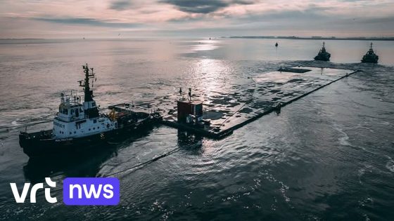 Tweede en derde tunneldeel Scheldetunnel vertrekken naar Antwerpen