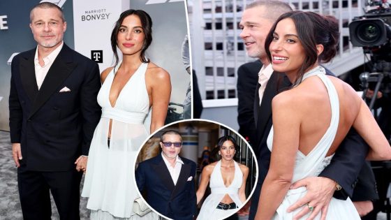 Brad Pitt and Ines de Ramon have date night at 'F1' premiere