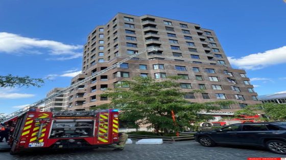 Appartement onbewoonbaar na brand in Brussel
