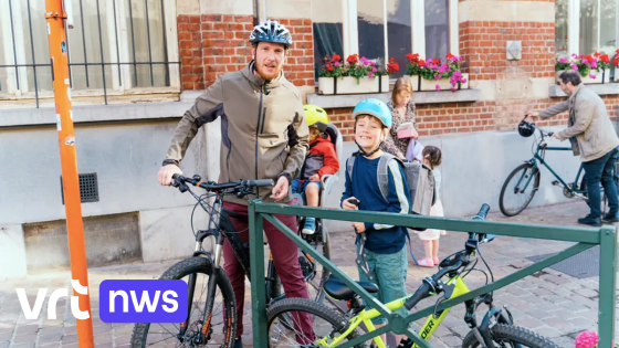 Brussel start proefproject Kiss & Cycle-stroken voor bakfietsouders