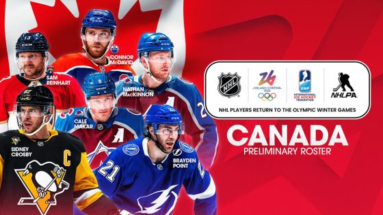 Canada names 1st 6 players to preliminary Olympics roster