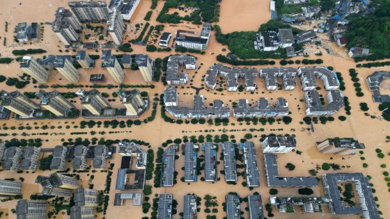 Floods leave six dead and thousands displaced in China | Floods News