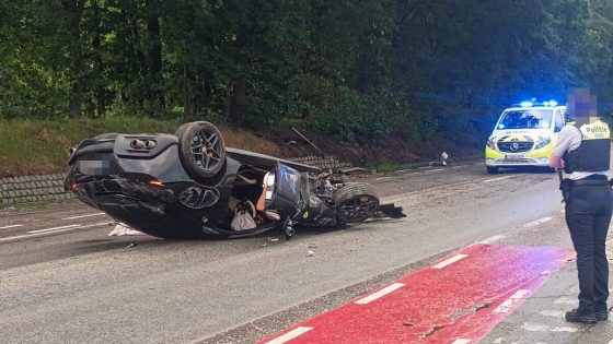 Chauffeur van gecrashte Ferrari meldt zich bij politie: “In paniek weggelopen” - HBVL