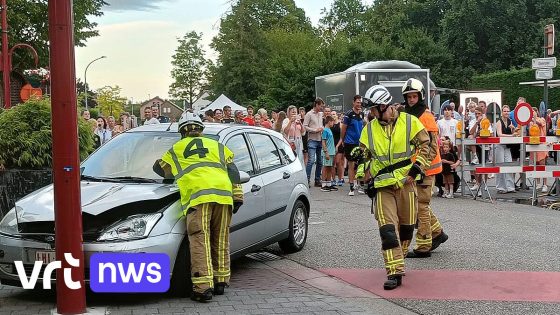 Brandweer zet ongeval in scène op stratenloop in Rijkevorsel: "Om nieuwe vrijwilligers te vinden" 
