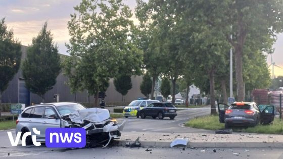 Vijf gewonden bij zwaar ongeval in Izegem