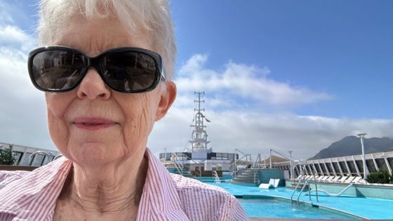 She left her home in California to live on a cruise ship for 15 years