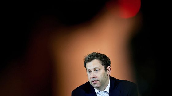 German Finance Minister, Lars Klingbeil 