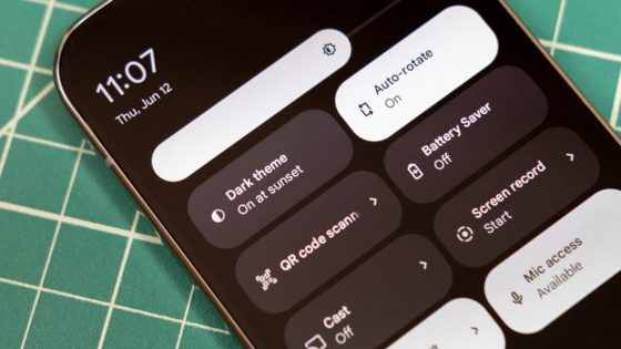 Pixel dark mode toggle