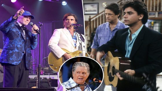 John Stamos told Beach Boys' Mike Love that Brian Wilson died: 'He didn't say one word' for 2 hours