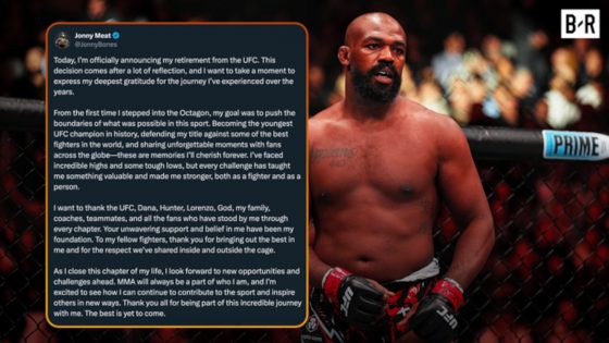 Jon Jones Announces UFC Retirement, Dana White Names Tom Aspinall Heavyweight Champion