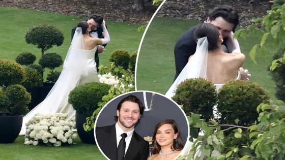 Josh Allen, Hailee Steinfeld get married in stunning California wedding