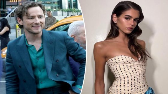Kaia Gerber makes out with Lewis Pullman at concert in LA
