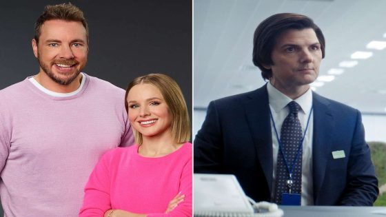 Kristen Bell and Dax Shepard leave Adam Scott 'Severance' voicemails