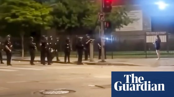 LA police filmed shooting woman point-blank with ‘less lethal’ round | Los Angeles Ice protests