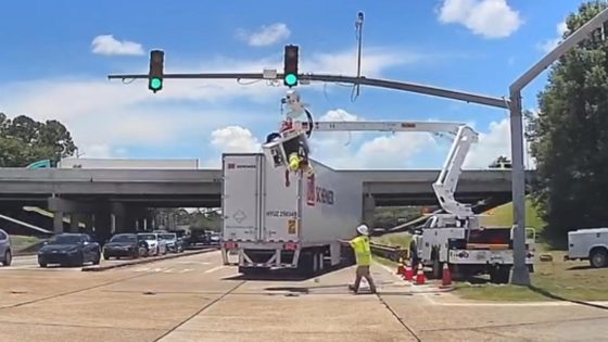 Livingston Parish eectrical worker survives lift truck collision