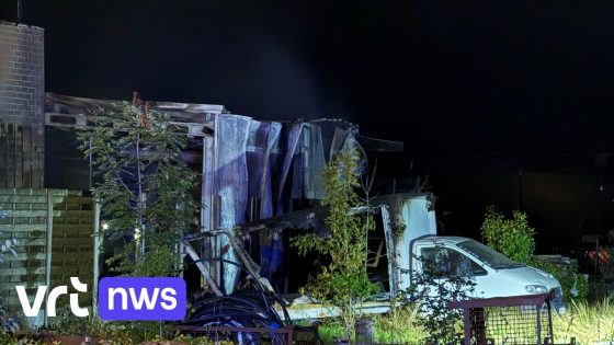 Zware brand in vakantiewoning in Zedelgem: gasten kunnen gebouw tijdig verlaten