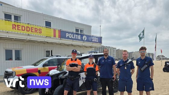 Oostendse strandredders en strandpolitie zijn aan het nieuwe seizoen begonnen
