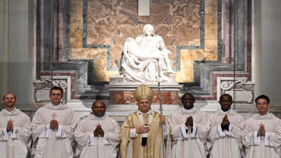 Pope Leo calls on priests to be builders of unity and peace