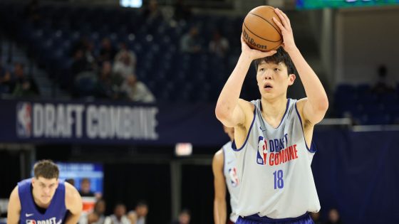 Portland Trail Blazers Select Center Yang Hansen with the 16th Pick