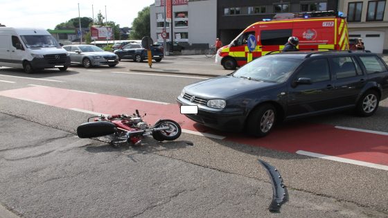 Ongeval tussen bromfietser en auto op drukke Albertlaan