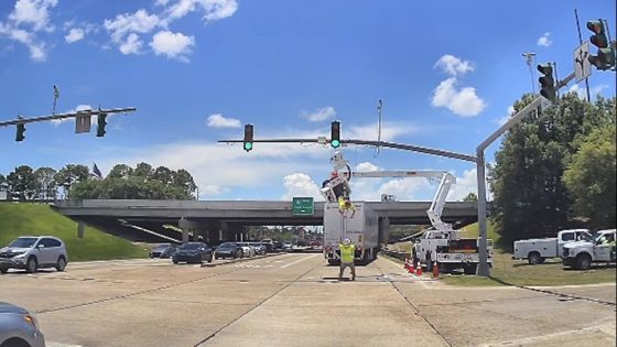 Dashcam video shows electrical worker hit by 18-wheeler; LaDOTD, Denham Springs Police investigating