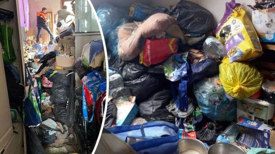 Beelden tonen ‘één van de vuilste huizen ooit’: “Flessen urine, zakken met uitwerpselen en dode katten” 