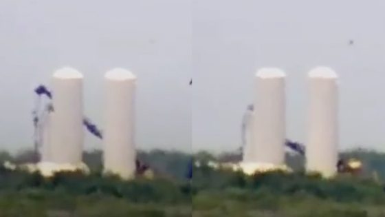 Video Shows Large Crane Collapsing at Safety-Plagued SpaceX Rocket Facility