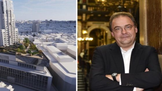 Stadsbouwmeester Christian Rapp over nieuwe plannen van Fernand Huts met de Boerentoren: “We zijn redelijk tevreden, maar er staat nog niets op papier” - Het Nieuwsblad