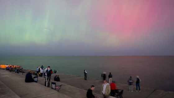 Geomagnetic storm could make northern lights visible in Chicago on Sunday night