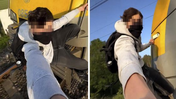 Tiener filmt hoe hij aan rijdende trein hangt, en het is niet zijn eerste keer: “Levensgevaarlijk en onaanvaardbaar”