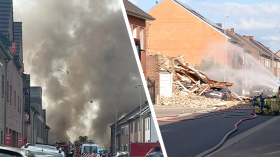 Twee huizen ontploft in Maasmechelen: “Nog geen slachtoffers gemeld”