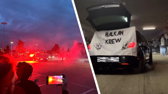 UPDATE. Drifters van Balkan Krew beschieten en bekogelen politie met vuurwerk en stenen in Voeren - HBVL