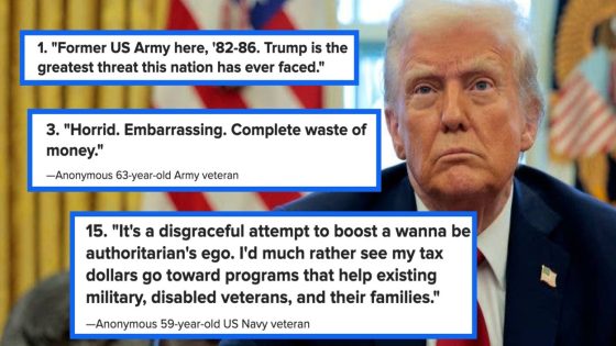 US Military Members Get Honest About Trump's Parade