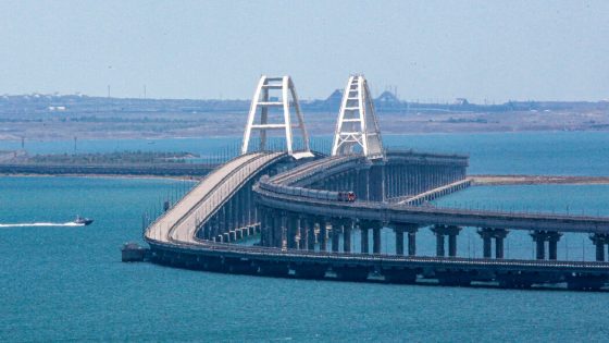 Ukraine Reports Striking Russia-Crimea Bridge With Underwater Explosives